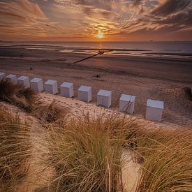 Zonsondergang in Cadzand van Robby's fotografie