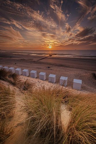 Sunset in Cadzand by Robby's fotografie