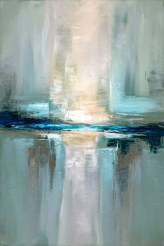 Abstracte kleuren en reflecties