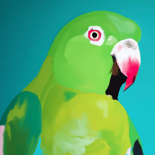 Great Alexander Parakeet (illustration)
