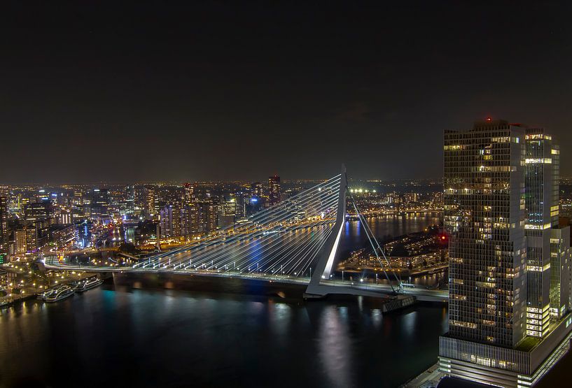 Rotterdam skyline ; birdsview by PJS foto