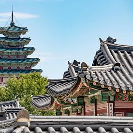 Gyeongbokgung-Palast Seoul Südkorea von Ron van der Stappen