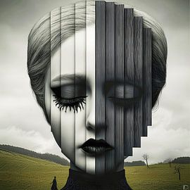 Die zerrissene Seele von Klaus Tesching - Art-AI