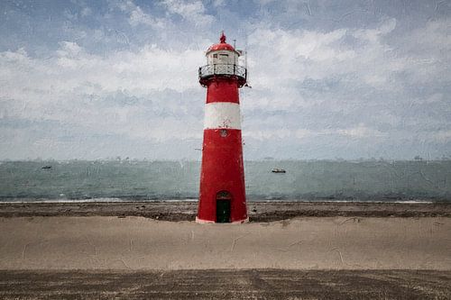 Vuurtoren Noorderhoofd in Westkapelle