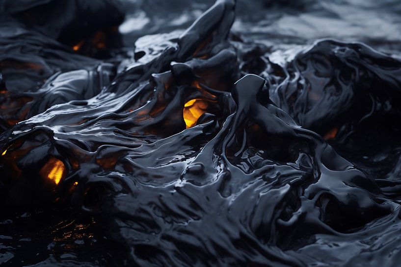 Mystischer Ozean von fernlichtsicht