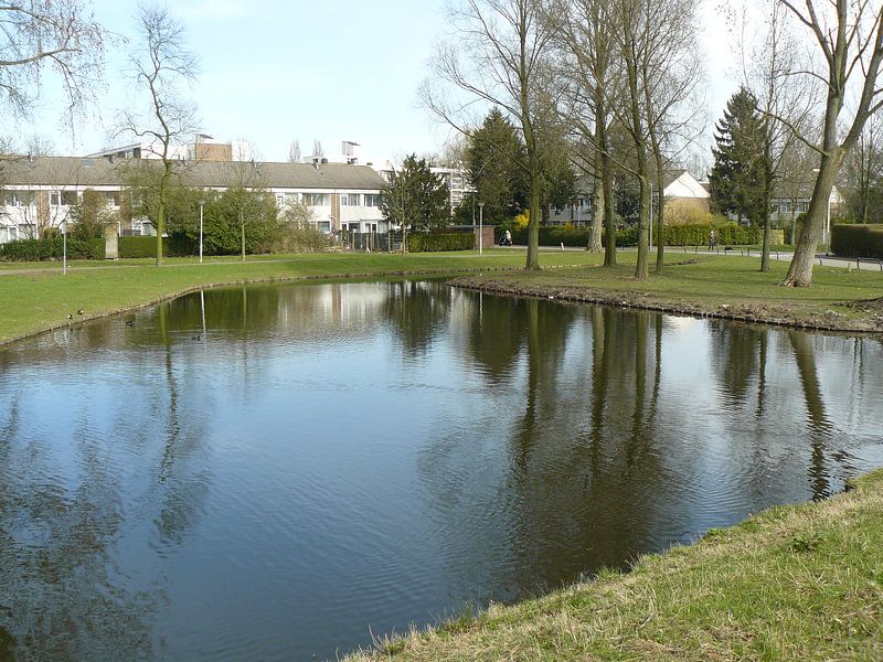 Water langs havenspoor by Ronald Wakker