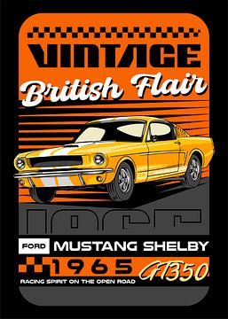 Ford Mustang Shelby GT350 Muscle Car von Adam Khabibi