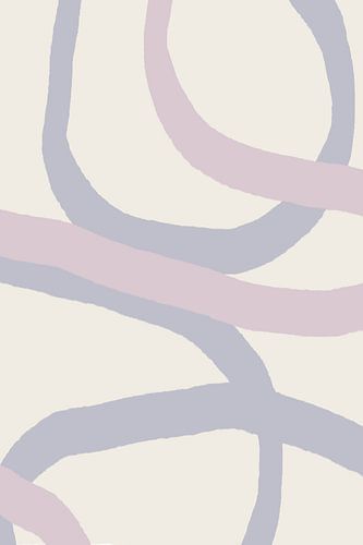 Pastel Brush Strokes in Boho stijl nr. 6