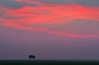 Zonsopgang in het noorden van Groningen, Nederland van Henk Meijer Photography thumbnail