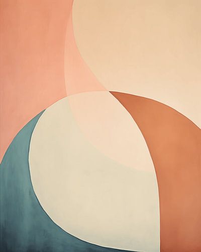 Formes modernes et abstraites dans un style bohème