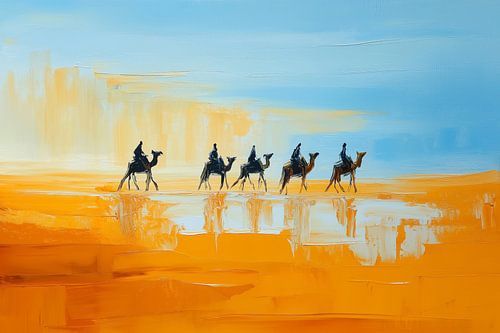 Traces dans le sable