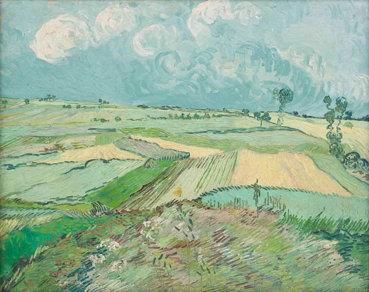 Wheat Fields after the Rain (The Plain of Auvers), Vincent van Gogh by Masterful Masters