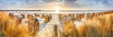 Zomer op het strand aan de Oostzee van Voss Fine Art Fotografie
