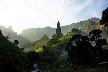 Vallée du Xôxô sur l'île tropicale de Santo Antão, Cap-Vert