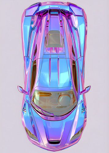 Prismatic Zenith : une supercar irisée