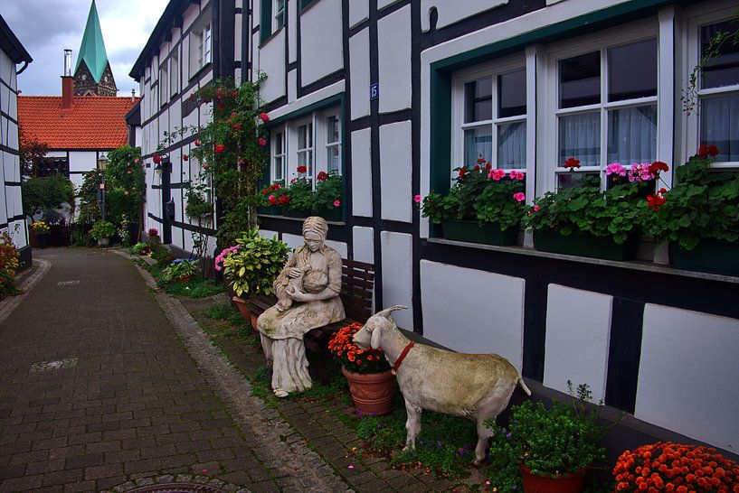Oud dorp 5 van Edgar Schermaul