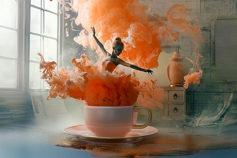 art with coffee by Egon Zitter