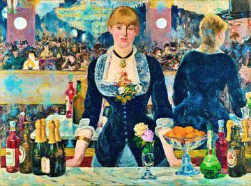 A Bar at the Folies Bergere (Manet) by Art Market