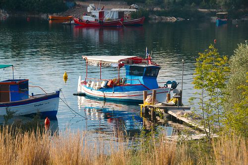 Klein vissersbootje Griekenland