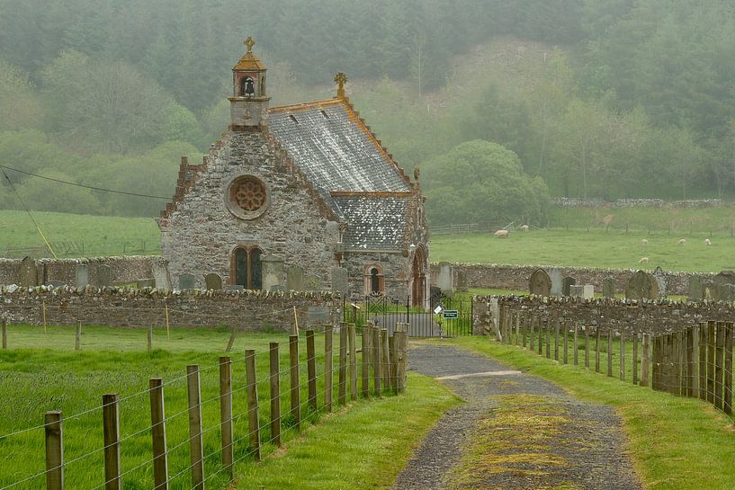 Kerkje in Schotland by René Groenendijk