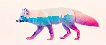 Fantasierijke vos van Poster Art Shop
