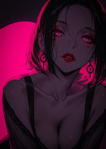 Retro Anime Mädchen von Ruzerin