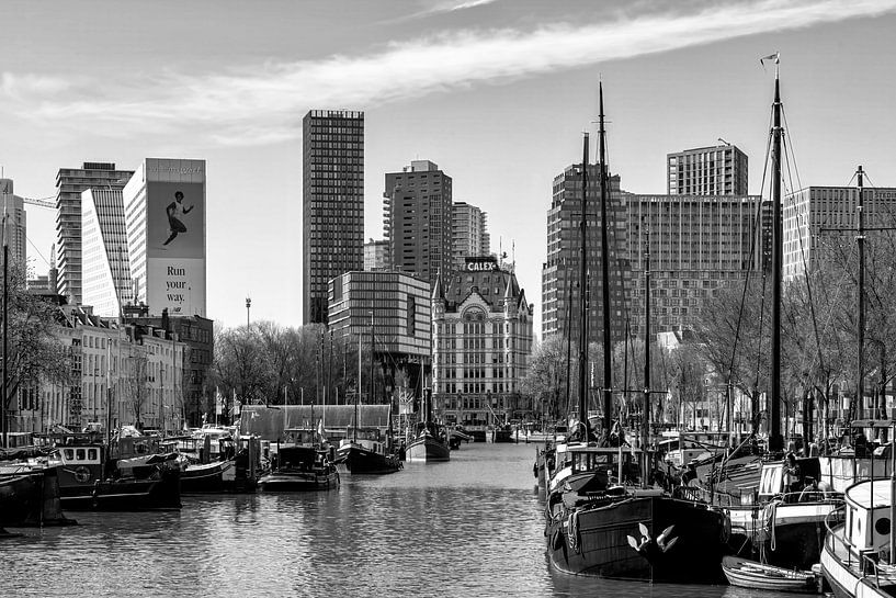 Rotterdam - Haringvliet et vieux port par Paysages urbains - Rick Van der Poorten Photography