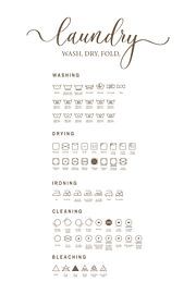 Minimalistische Laundry Poster – Wash Dry Fold – Wasruimte Decor – Wasinstructies Poster – Neutrale Muurkunst voor de Wasruimte van Marian Nieuwenhuis