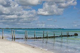 am Strand von Juliusruh,Ostsee von Peter Eckert
