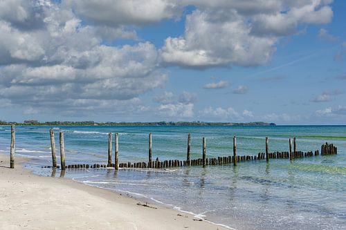 on the beach of Juliusruh,Baltic Sea by Peter Eckert