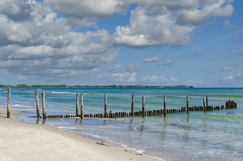 am Strand von Juliusruh,Ostsee von Peter Eckert