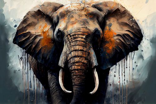 Portret van een Olifant