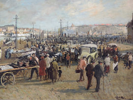 Jacques-Émile Blanche, Groothandel in vis