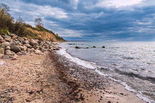 Stenen aan de Oostzeekust bij Meschendorf