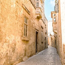 Gassen von Valetta III von Rüdiger Rohmann