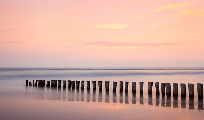 Sunset on Ameland, the Netherlands by Adelheid Smitt