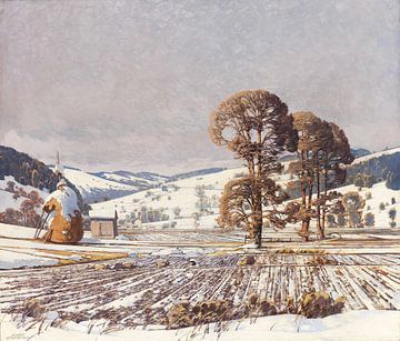 Wechselgebirge im Vorfrühling, JOSEF STOITZNER, vermutlich um 1920