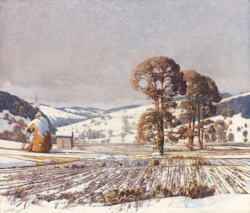 Les montagnes de Wechsel au début du printemps, JOSEF STOITZNER, probablement vers 1920