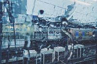 Bahnhof Tokio im Regen