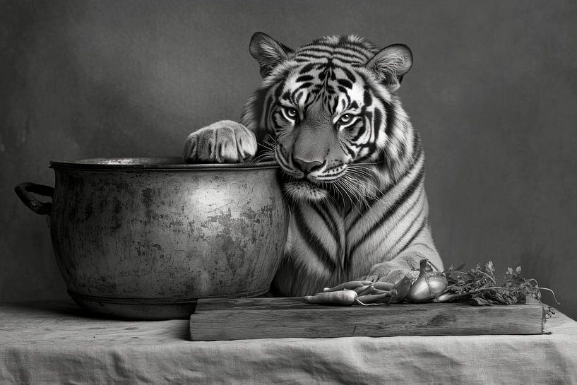 Tiger kitchen by Poster Art Shop