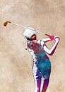 Golf player 6 sport #golf #sport by JBJart Justyna Jaszke thumbnail