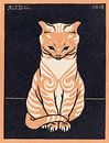 Sitzende Katze, Julie de Graag von Meisterhafte Meister Miniaturansicht