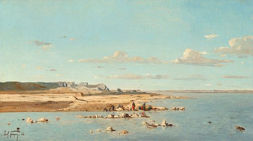 Washerwomen on the Banks of the Durance, Paul Guigou