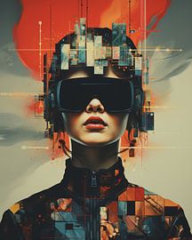 Special portrait/collage: "Meet me in space" by Studio Allee