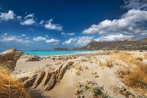 Falassarna strand op het eiland Kreta in Griekenland