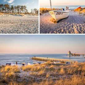 Dreams of the sea: evening in Zingst on the Baltic Sea by Christian Müringer