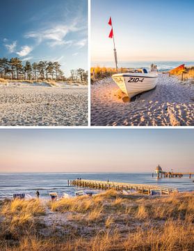Rêves de mer : soirée à Zingst sur la mer Baltique sur Christian Müringer