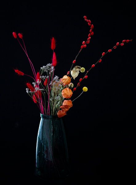 Bloemen van Mei Bakker op canvas, behang en meer