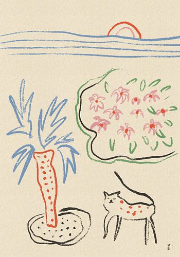 Le jardin tropical des chats