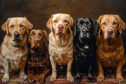 honden in en rondom het huis